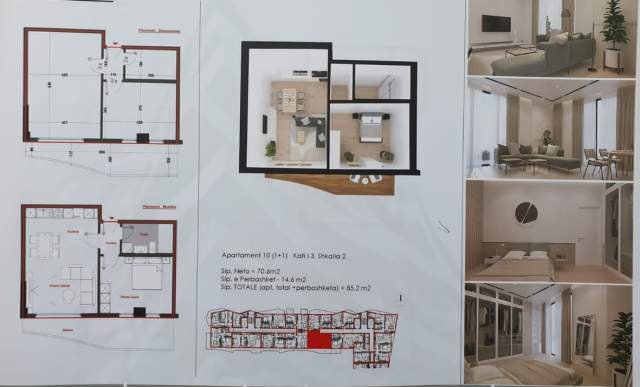 Shengjin, shes apartament 1+1+BLK Kati 3, 85 m² 121.000 Euro (SHENGJIN)