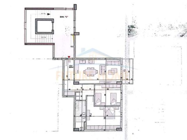 Tirane, shes apartament 2+1+BLK Kati 6, 111 m² 101.000 Euro (kamez)