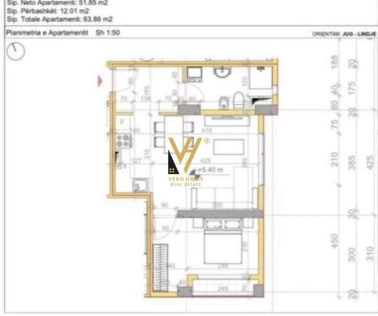 Tirane, shitet apartament 1+1 Kati 4, 64 m² 115.000 Euro (RRUGA E ELBASANIT)