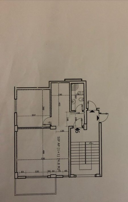 Shitet Apartament 1+1 (e mobiluar) Selite ,Kati i 2 (pallat i ri),siperfaqe neto 74.80m2 110,000 Euro