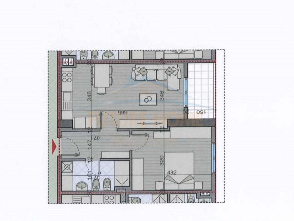 Shitet, Apartament 1+1+Post Parkimi , Unaza e Re.
75,000 €