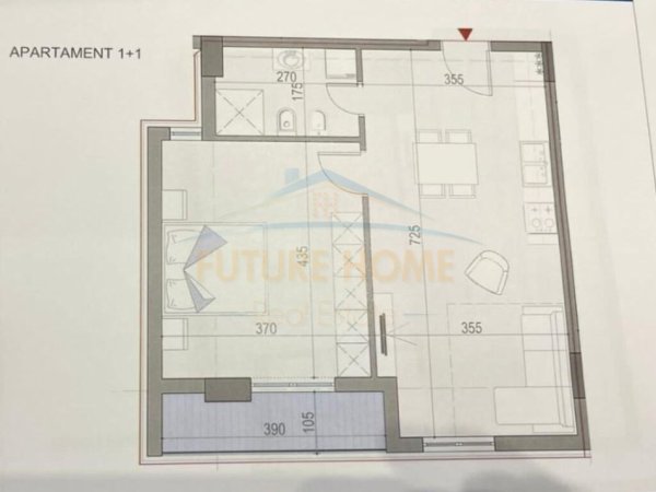 Shitet, Apartament 1+1 , Kompleksi Univers City
70,000 €