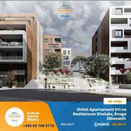 Shitet Apartament 2+1+2(Rezidenca Xheluks) Sauk Tirane