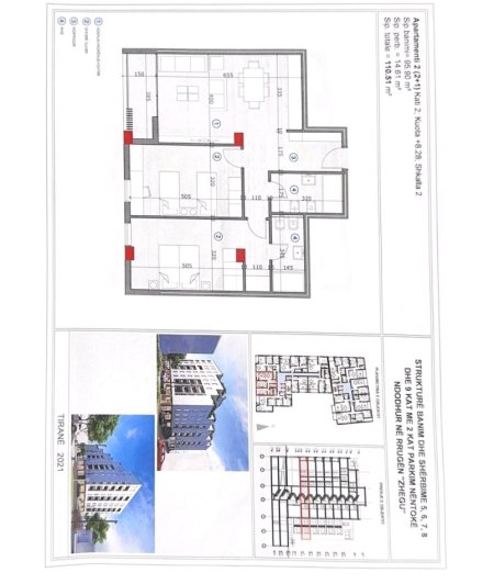 Apartment 2+1+2 ne Ali Dem 1150 €/m²