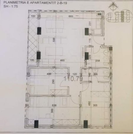 Tirane, shitet apartament 3+1+BLK Kati 6, 132 m² 158.200 Euro (Rruga Kodra e Diellit)