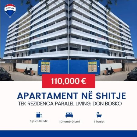 Apartment 1+1 në shitje tek Paralel Living