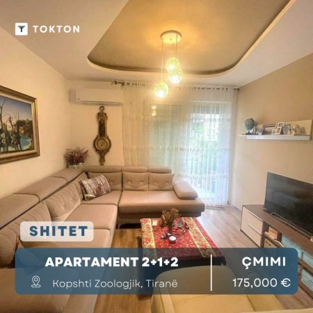 Shitet Apartament 2+1, Kopshti Zologjik 175.000 Euro!