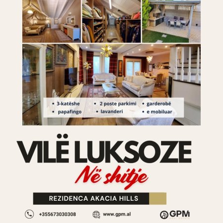 Tirane, shes Vile 4+1, , 750 m2 1,300,000 € (Akacia Hill)
