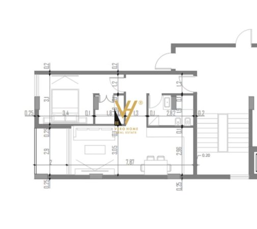 Vlore, shitet apartament 1+1+Ballkon, Kati 1, 77 m2 155,000 € (UJI I FTOHTE NE VLORE)