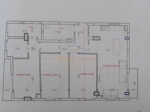 Tirane, shitet apartament 2+1, Kati 9, 257,000 € (xhamlliku)