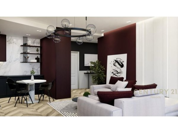 Tirane, jepet me qera apartament 1+1, Kati 5, 75 m2 1,200 € (LAKE VIEW, GENER 2 Tirana, Albania)