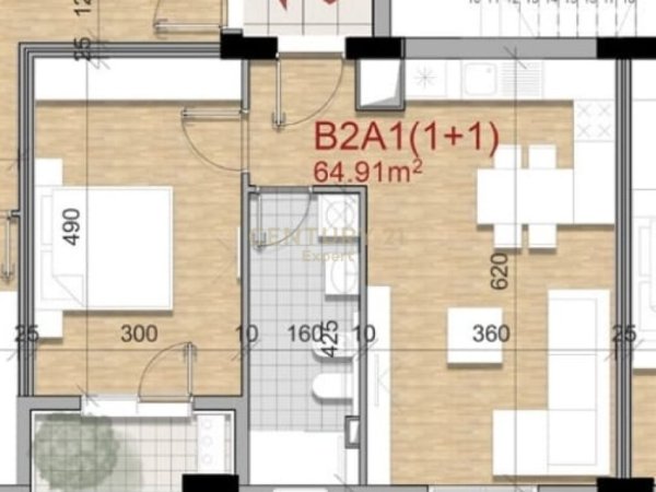 Tirane, jepet me qera zyre , Kati 3, 64 m2 400 € (astir)