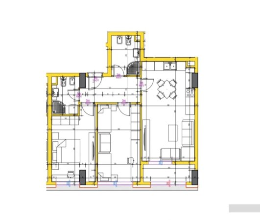 Tirane, shitet apartament 2+1+Aneks+Ballkon, Kati 7, 107 m2 133,375 € (Bulevardi i Kasharit)