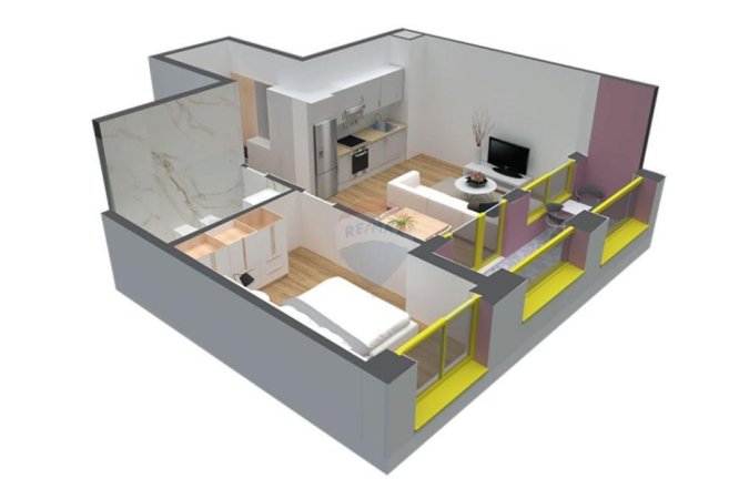 Tirane, shitet apartament , Kati 5, 67 m2 89,500 € 