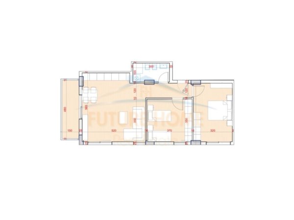 Tirane, shitet apartament 2+1+Ballkon, Kati 2, 97 m2 135,000 € (Bulevardi migjeni)