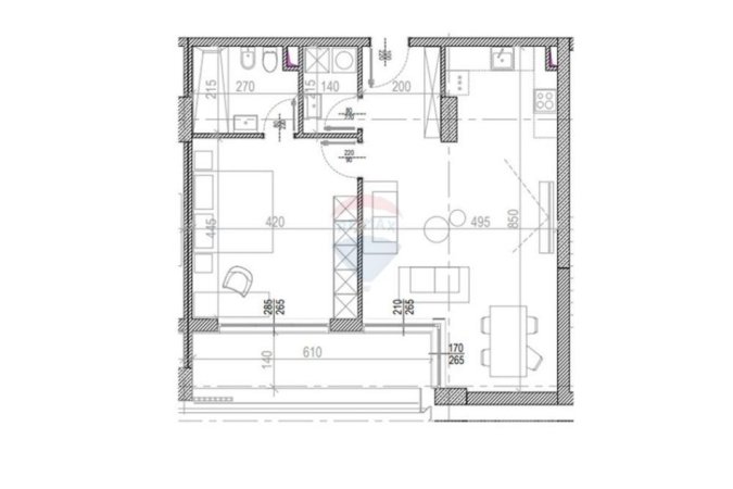 Tirane, shitet apartament 1+1, Kati 5, 105 m² 142,000 € (stavri themeli)