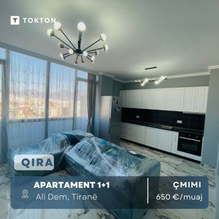 Tirane, jepet me qera apartament 1+1, Kati 6, 95 m² 650 € (ALI DEMI)