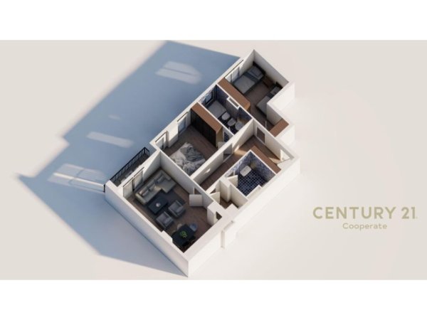 Tirane, shitet apartament 2+1, Kati 1, 63 m² 59,500 € (ringside rezidence bulevardi i ri)