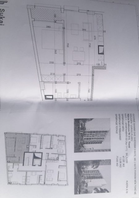 Tirane, shitet apartament 1+1, Kati 3, 77 m² 122,000 € (5 maj)