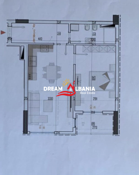 Tirane, shitet apartament 1+1+Ballkon, Kati 5, 78 m² 90,624 € 