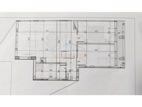 Tirane, shitet apartament 2+1, Kati 7, 89 m² 158,000 € (Shkolla e Kuqe)