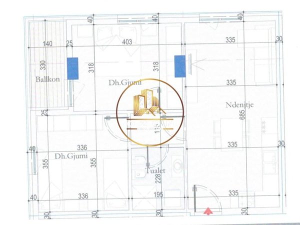 Tirane, shitet apartament 2+1, Kati 2, 81 m² 106,340 € (Rruga 29 Nëntori)