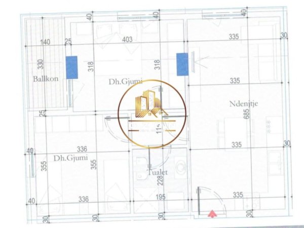 Tirane, shitet apartament 2+1, Kati 2, 81 m² 106,340 € (Rruga 29 Nëntori)