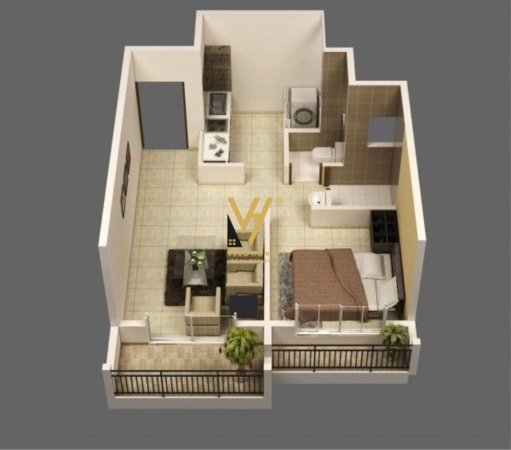 Tirane, shitet apartament 1+1+Ballkon, Kati 7, 75 m² 105,000 € (RRUGA E DIBRES)
