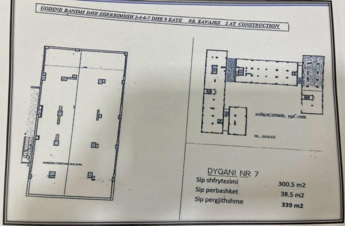 Tirane, shitet dyqan , Kati 1, 339 m² 244,400 € (Rruga e Kavajes)