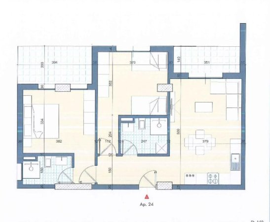 Golem, shes apartament 2+1, Kati 3, 104 m² 135,000 € (golem)