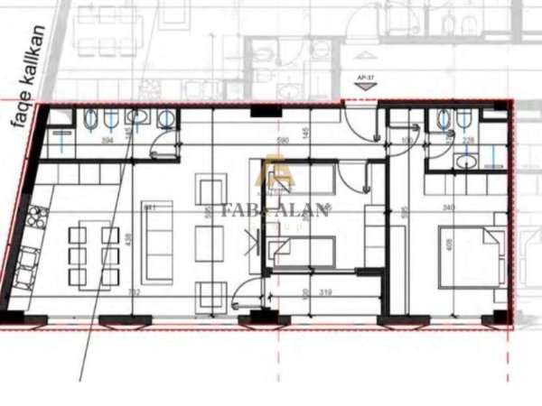 Tirane, shitet apartament 2+1, Kati 6, 105 m² 152,000 € (Jordan Misja)