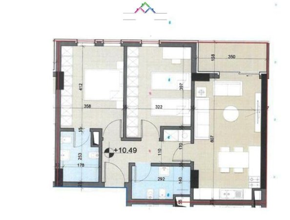 Apartament Ne Shitje 2+1 Tek Kompleksi Univers City (ID B120478) Tirane