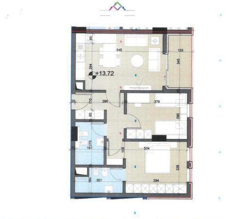 Tirane, shes apartament 2+1, Kati 4, 91 m² 103,000 € (univers city)