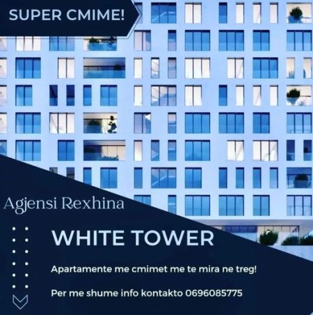 Tirane, shitet apartament duplex 4+1, , (White Tower Residence)