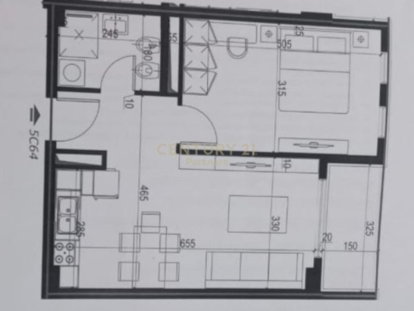 Tirane, shes apartament 1+1+Ballkon, Kati 6, 67 m² 62,000 € (QTU)