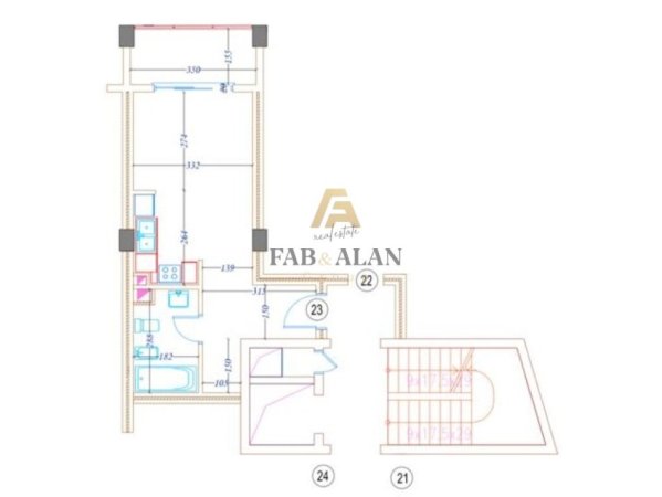 Tirane, shitet garsonier , Kati 4, 45 m² 52,000 € (Astir)