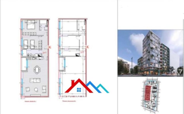 Tirane, shitet apartament 2+1, Kati 9, 128 m² 179,000 € (Sejdini)