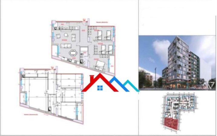 Tirane, shitet apartament 3+1, Kati 1, 156 m² 219,000 € (Sejdini)