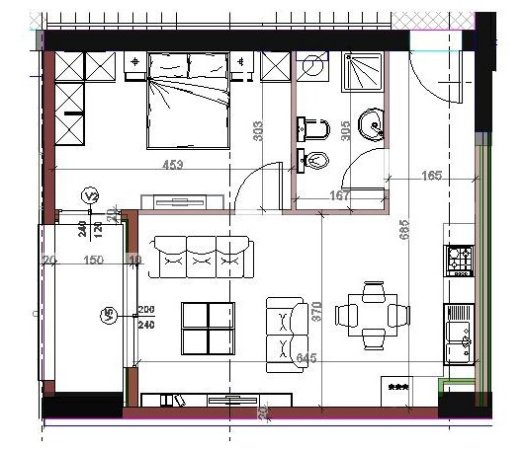 Tirane, shitet apartament duplex 1+1+Ballkon Kati 13, 74 m² 102,400 € (Yzberisht)