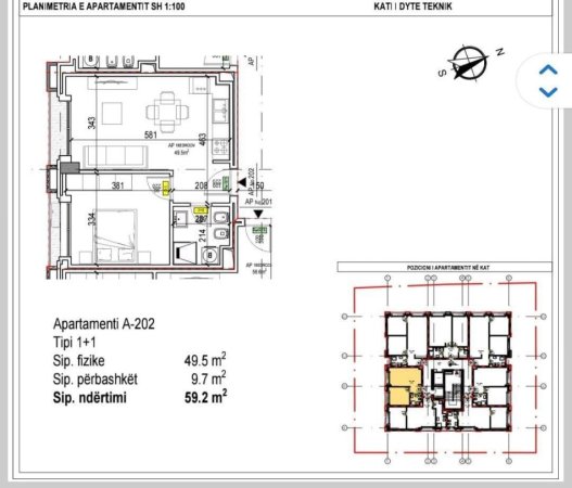 Durres, shitet apartament 1+1 , 78 m² 