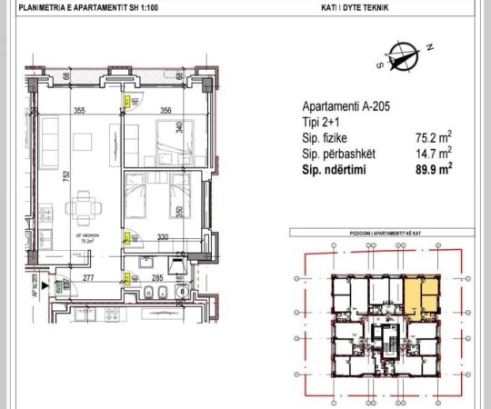 Durres, shitet apartament 1+1 , 78 m² 