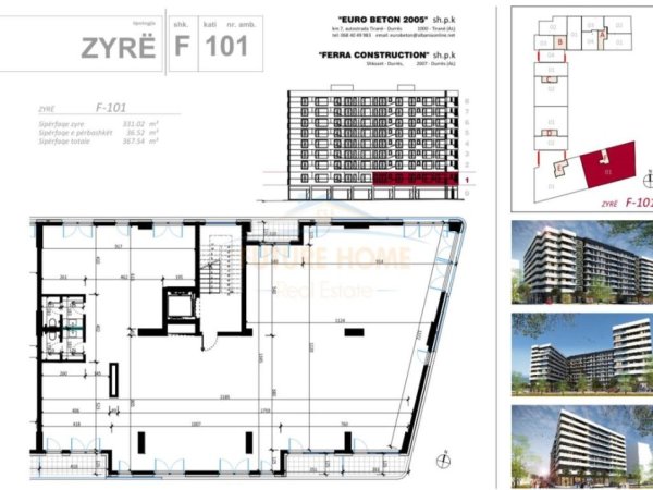Tirane, shitet ambjent biznesi , 368 m² 1,654,000 € (don bosko)