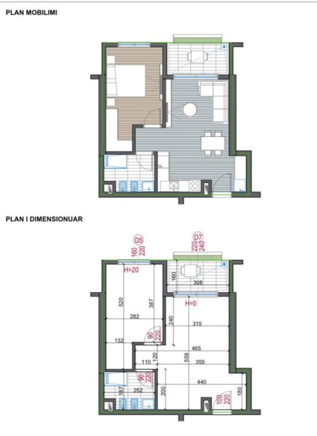 Tirane, shitet apartament 1+1+Aneks+Ballkon Kati 6, 60 m² 84,000 € (Rruga e Dafinave - F.AVIACIONIT)