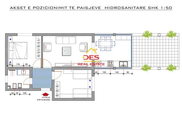 Tirane, shitet apartament 2+1+BLK Kati 3, 100 m² 175.000 Euro (Sheshi Wilson)