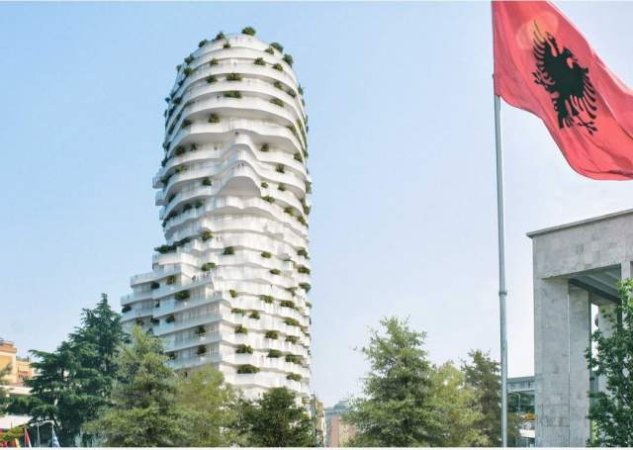 Tirane, shitet apartament 1+1+BLK Kati 8, 169 m²  kompleksi Tirana Rock ne qender te Tiranes