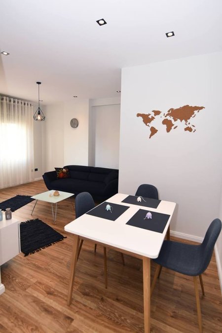Tirane, jap me qera apartament 1+1+BLK Kati 10, 60 m² 40 Euro Nata (Rruga "Bardhok Biba" Tirane/Qender)