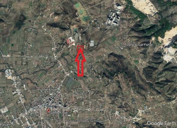 Fushe Kruje, shitet Toke Are 3.000 m² 1.528.640 Leke