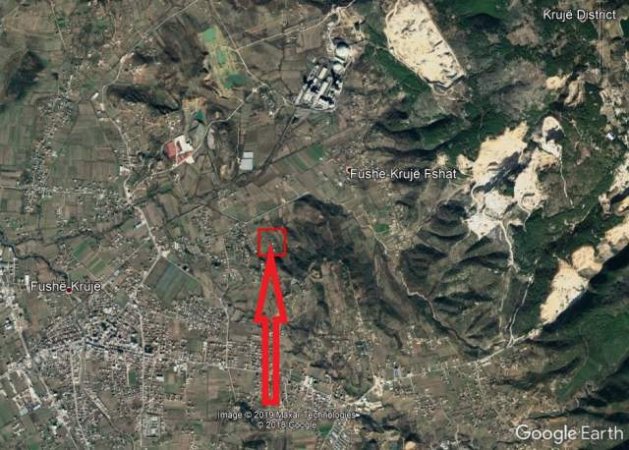 Fushe Kruje, shitet Toke Are 3.750 m² 1.728.000 Leke