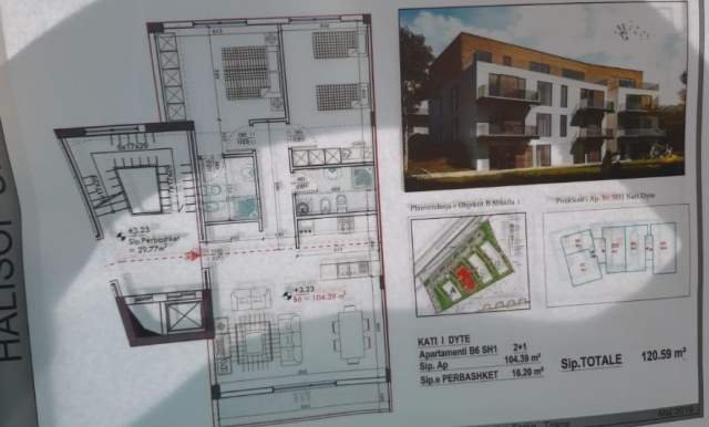 Tirane, shitet apartament 2+1 Kati 2, 121 m² 185.000 Euro (Prane Teg) ME HIPOTEKE