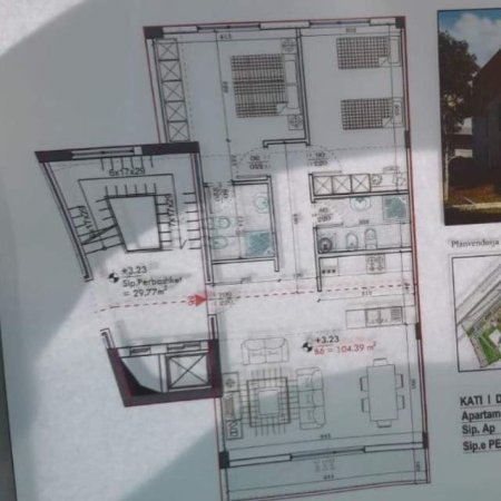 Tirane, shitet apartament 2+1 Kati 2, 121 m² 185.000 Euro (Prane Teg)
